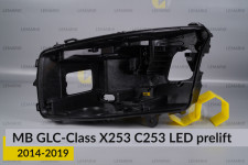 Корпус фари Mercedes-Benz GLC-Class X253 C253 LED (2014-2019) дорест лівий
