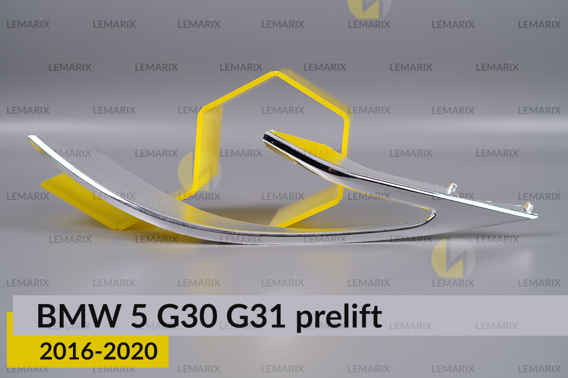 Хромована накладка покажчик повороту BMW 5 G30 G31 (2016-2020) дорест ліва