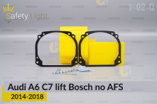 Перехідна рамка для Audi A6 C7 Bosch no AFS (2014-2018) рест