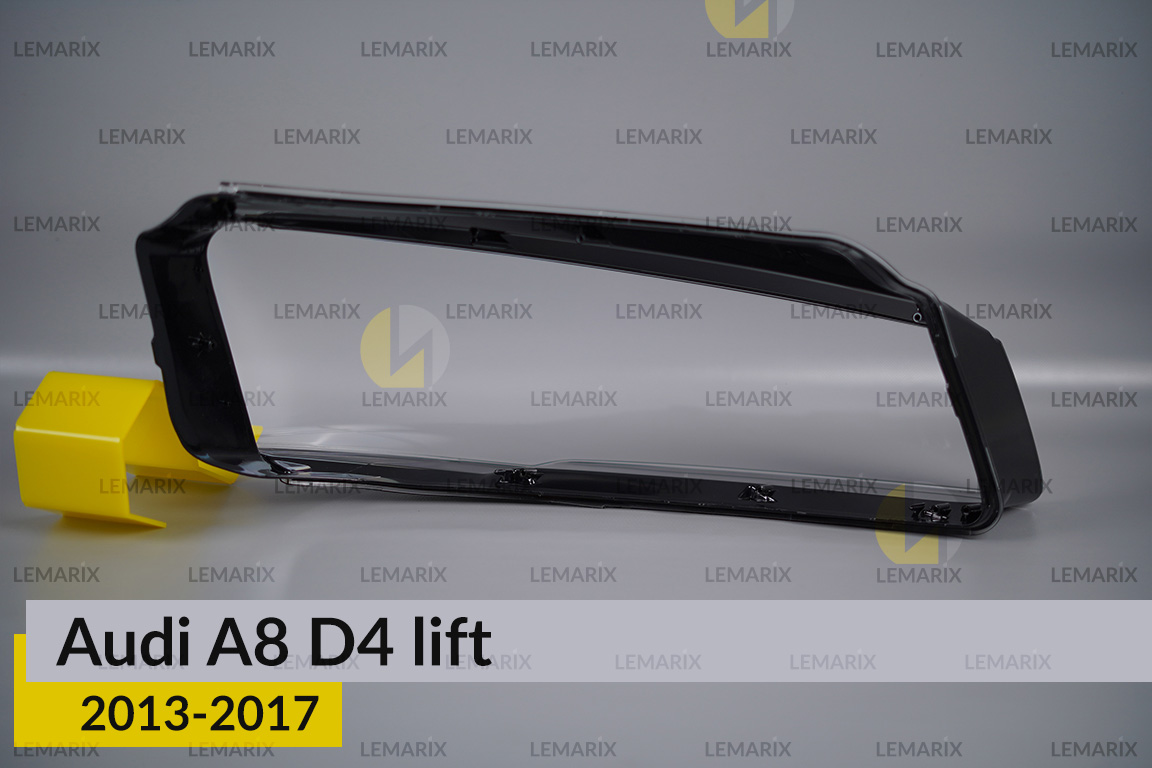 Скло фари Audi A8 D4 (2013-2017) рест ліве