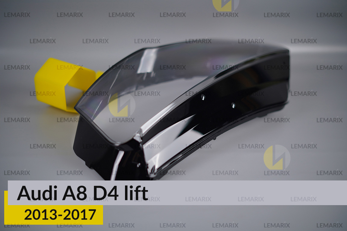 Скло фари Audi A8 D4 (2013-2017) рест ліве