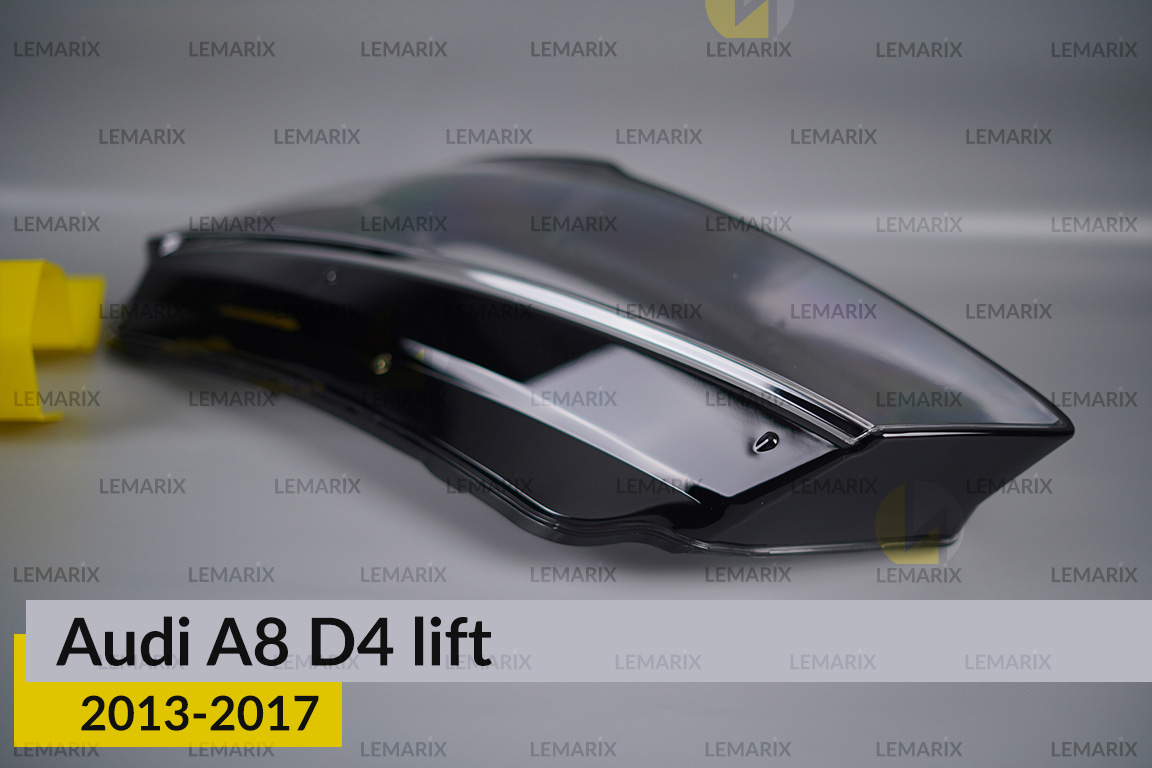 Скло фари Audi A8 D4 (2013-2017) рест ліве