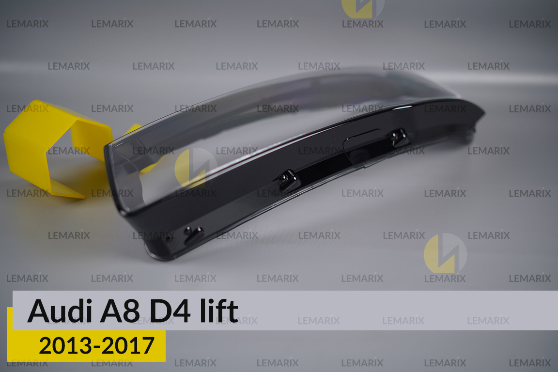 Скло фари Audi A8 D4 (2013-2017) рест ліве