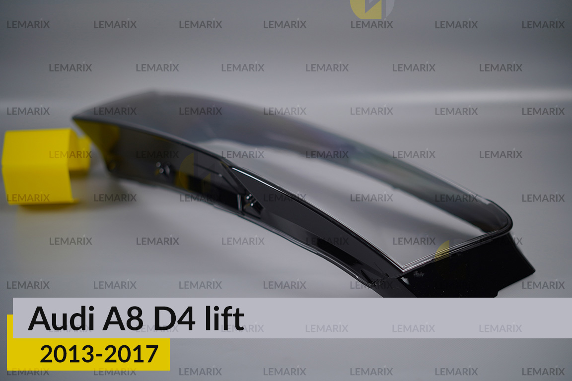 Скло фари Audi A8 D4 (2013-2017) рест ліве