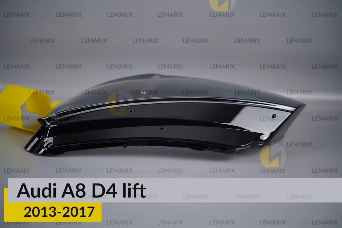 Скло фари Audi A8 D4 (2013-2017) рест ліве