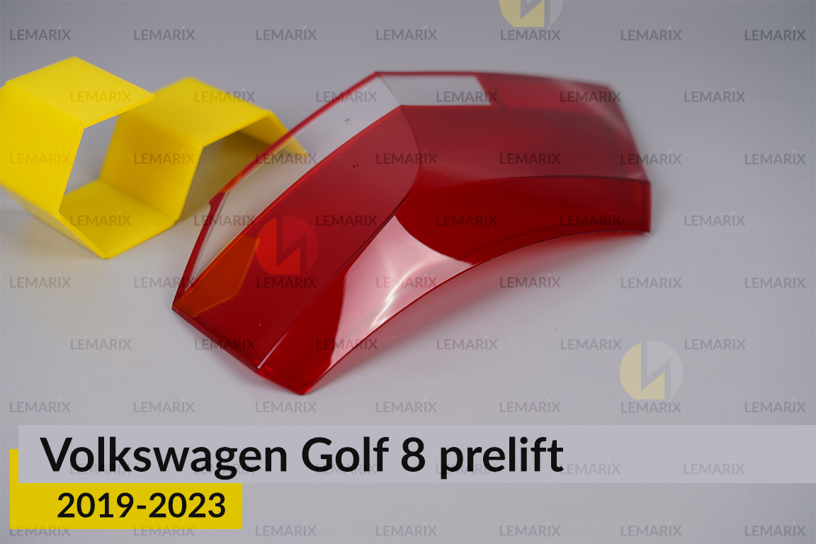 Скло заднього ліхтаря зовнішнє в крилі VW Volkswagen Golf 8 (2019-2024) дорест ліве
