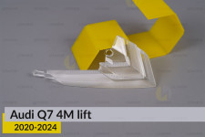 Блок световода фары боковой Audi Q7 4M (2020-2024) рест левый