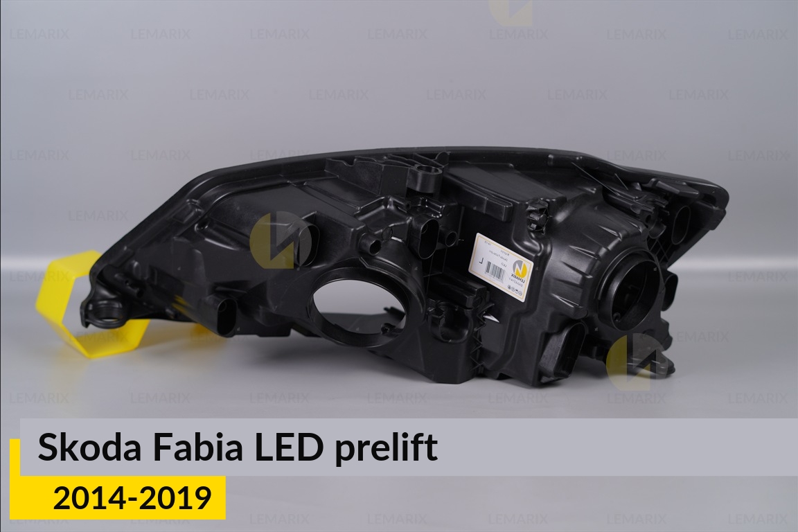 Корпус фари Skoda Fabia LED (2014-2019) дорест правий