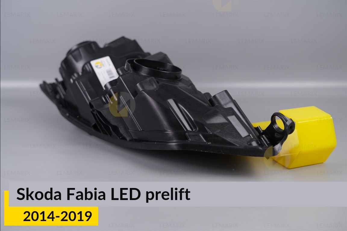 Корпус фари Skoda Fabia LED (2014-2019) дорест правий