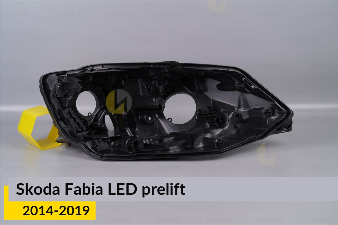 Корпус фари Skoda Fabia LED (2014-2019) дорест правий