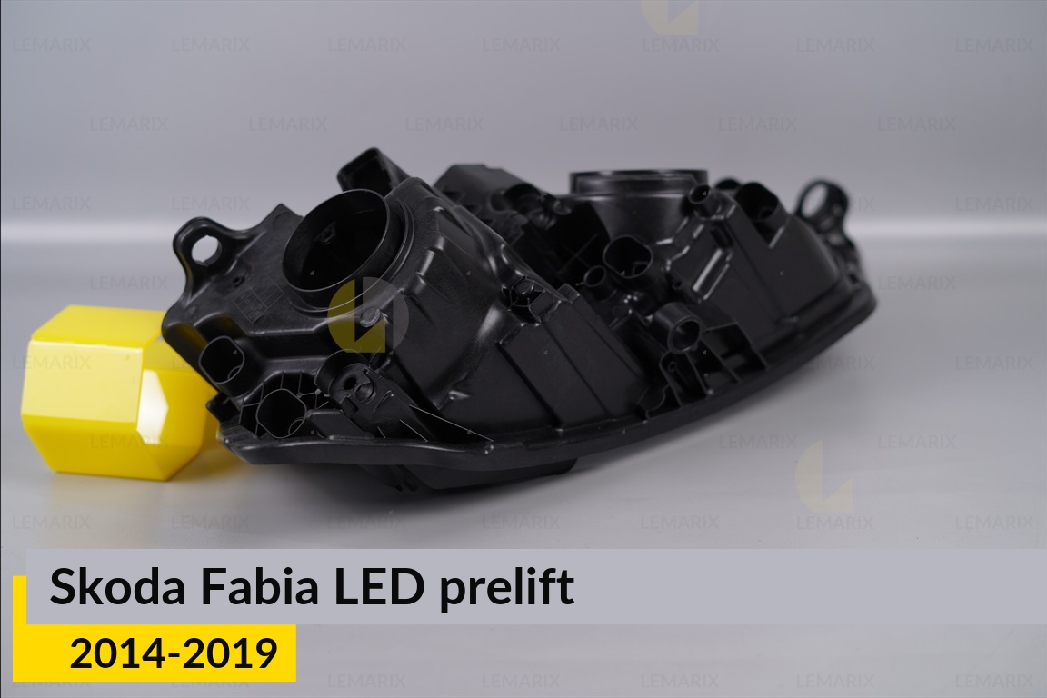 Корпус фари Skoda Fabia LED (2014-2019) дорест правий