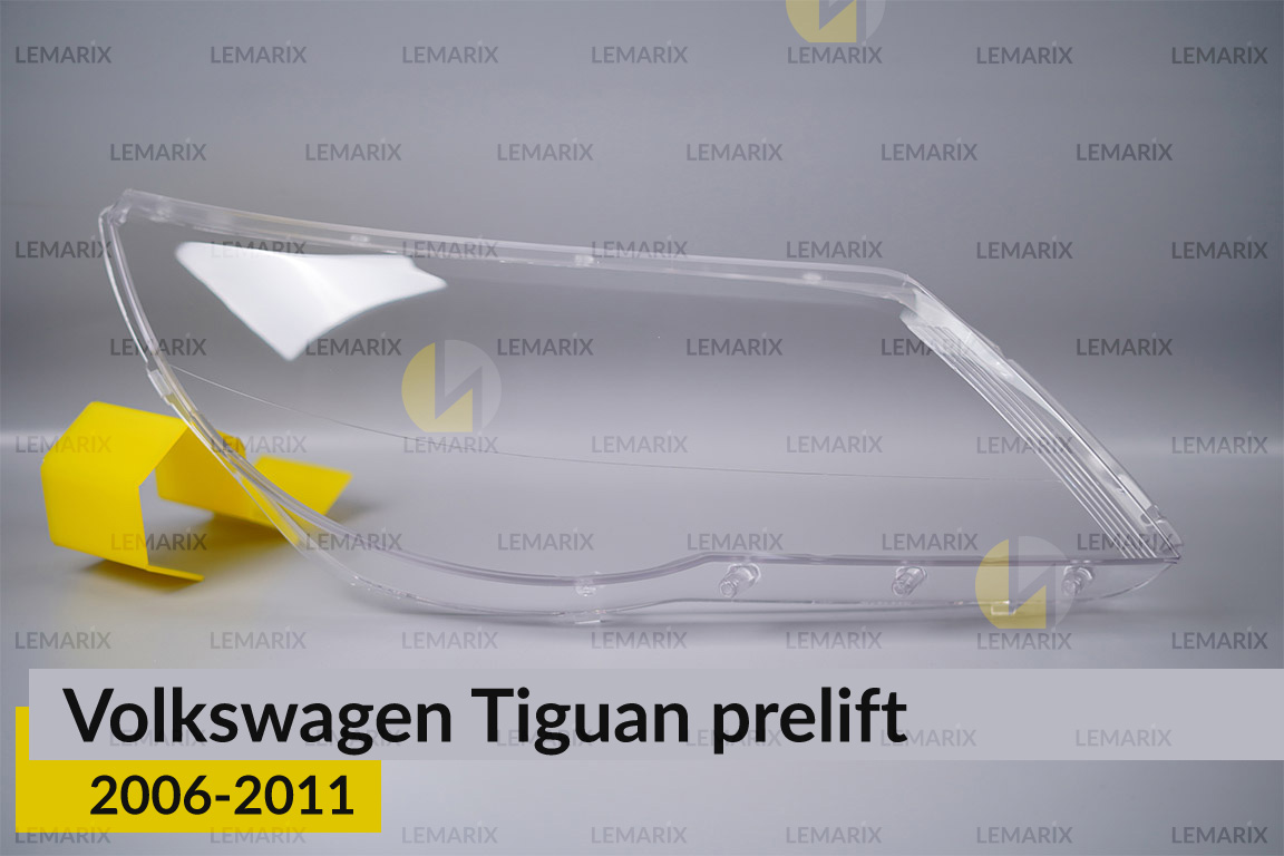 Скло фари VW Volkswagen Tiguan (2006-2011) дорест праве