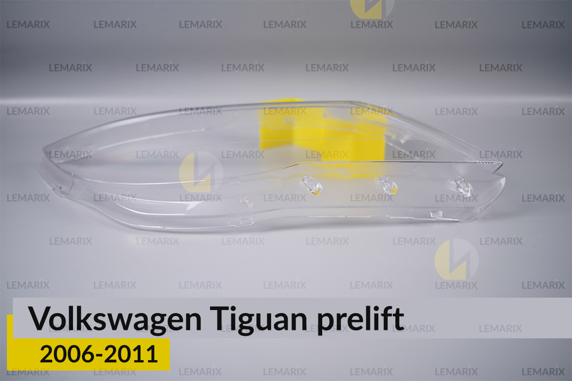 Скло фари VW Volkswagen Tiguan (2006-2011) дорест праве