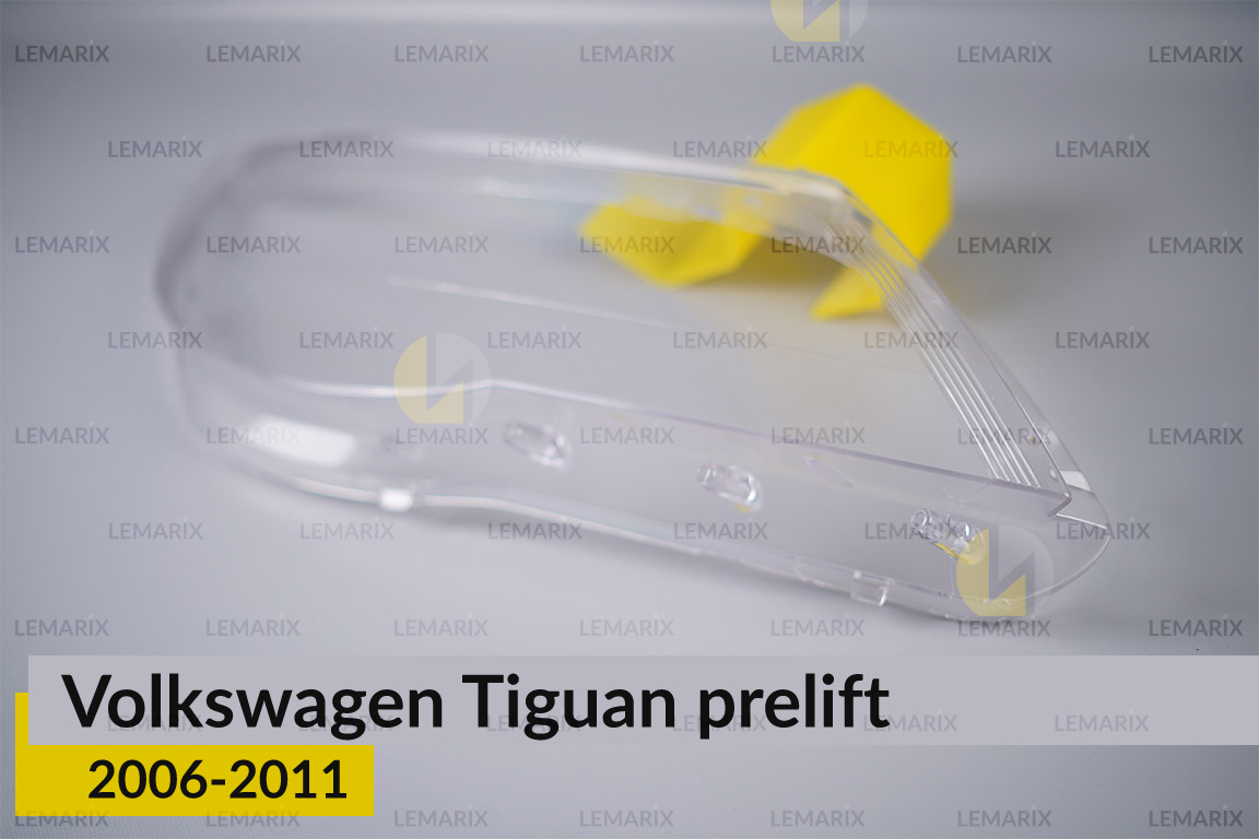 Скло фари VW Volkswagen Tiguan (2006-2011) дорест праве