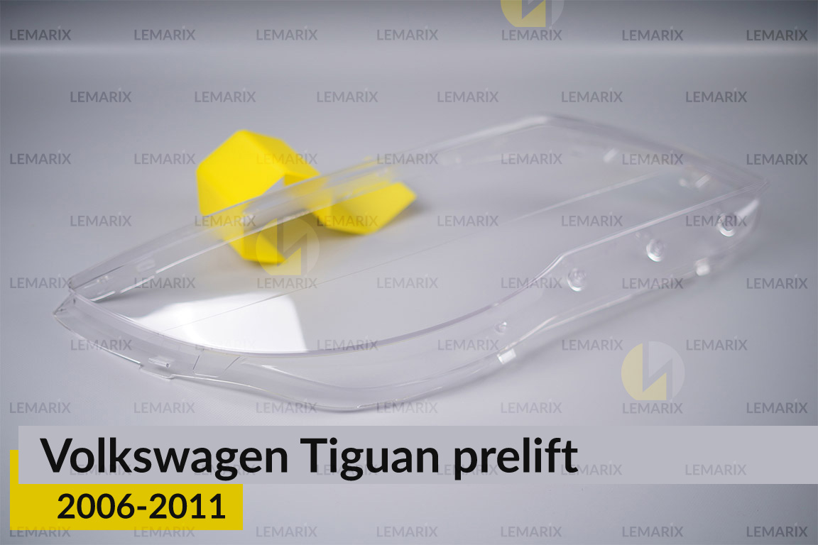 Скло фари VW Volkswagen Tiguan (2006-2011) дорест праве