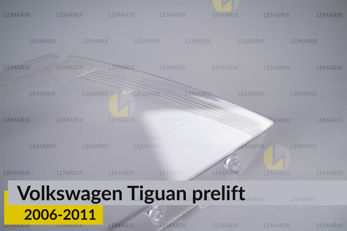 Скло фари VW Volkswagen Tiguan (2006-2011) дорест праве