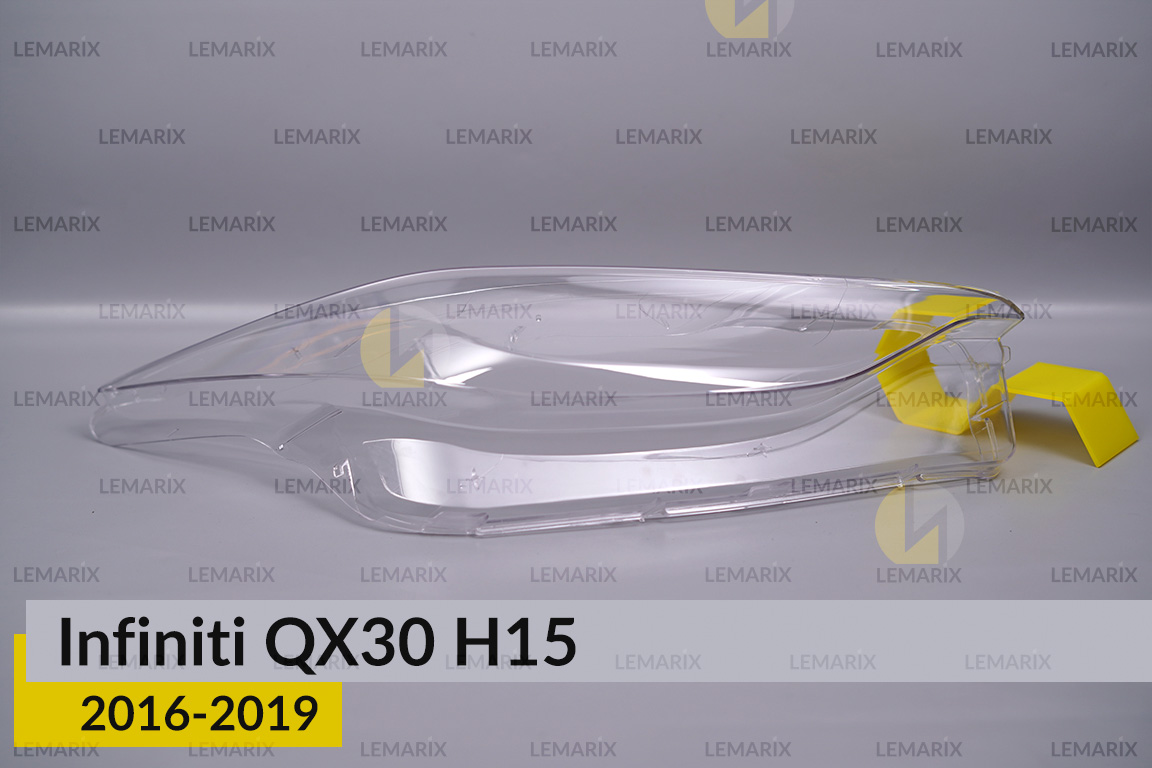 Скло фари Infiniti QX30 H15 (2016-2019) праве