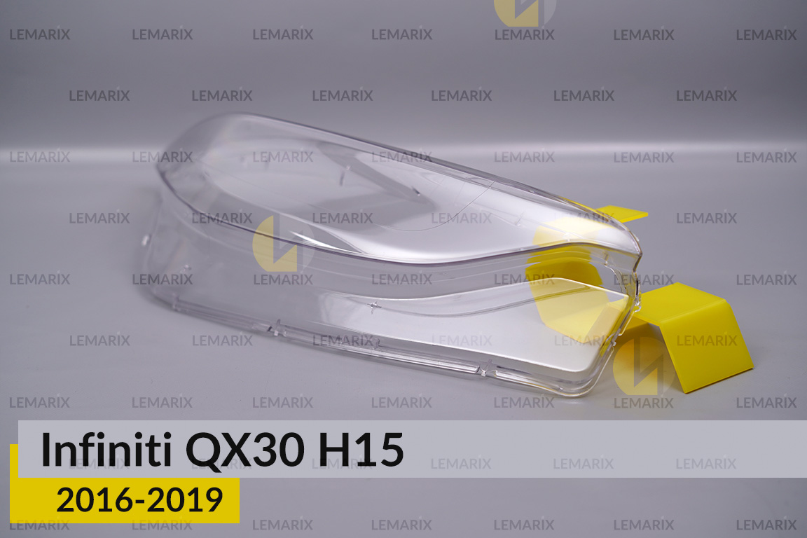 Скло фари Infiniti QX30 H15 (2016-2019) праве
