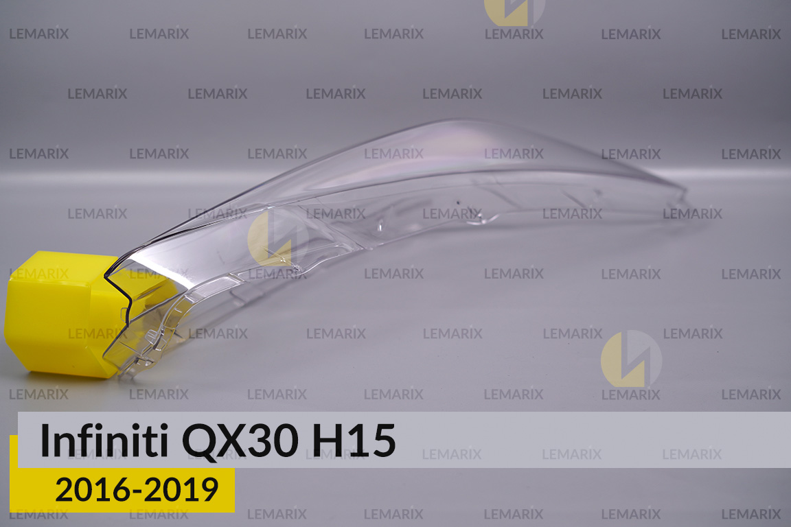 Скло фари Infiniti QX30 H15 (2016-2019) праве