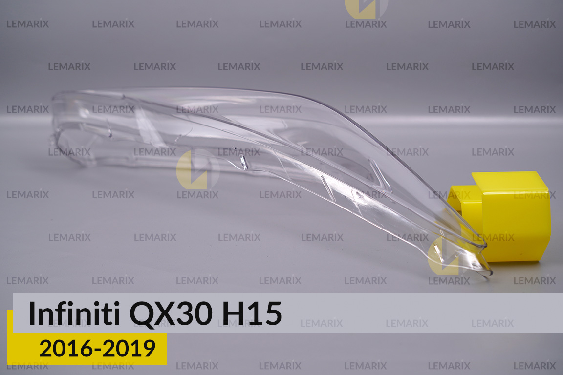 Скло фари Infiniti QX30 H15 (2016-2019) праве