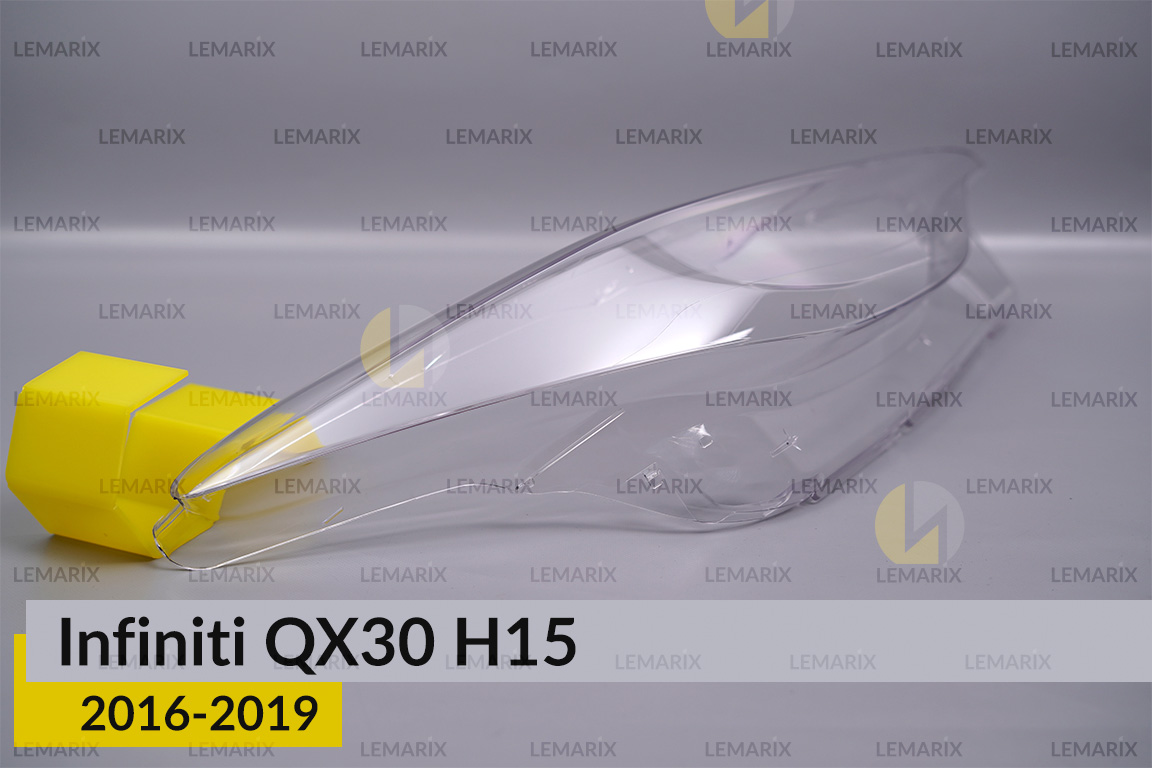Скло фари Infiniti QX30 H15 (2016-2019) праве
