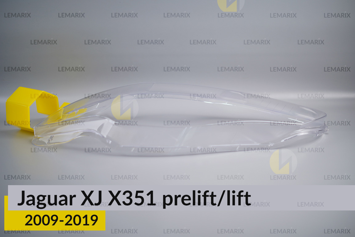 Стекло фары Jaguar XJ X351 (2009-2019) дорест/рест левое