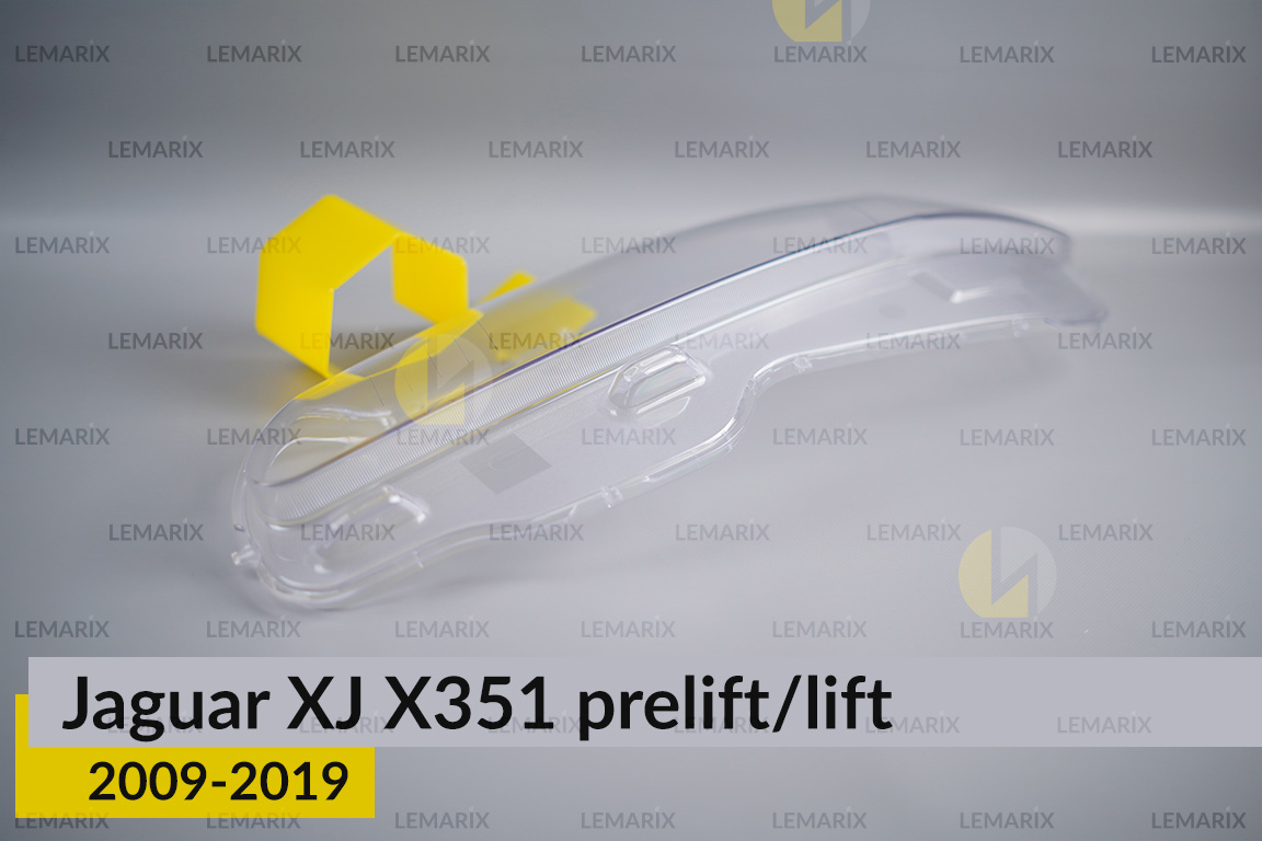 Стекло фары Jaguar XJ X351 (2009-2019) дорест/рест левое