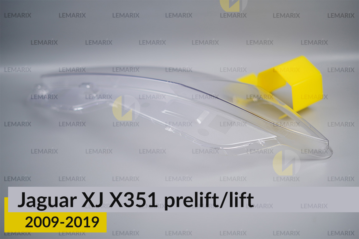 Стекло фары Jaguar XJ X351 (2009-2019) дорест/рест левое