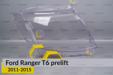 Скло фари Ford Ranger T6 (2011-2015) дорест праве