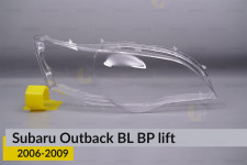 Скло фари Subaru Outback BL BP (2006-2009) рест праве