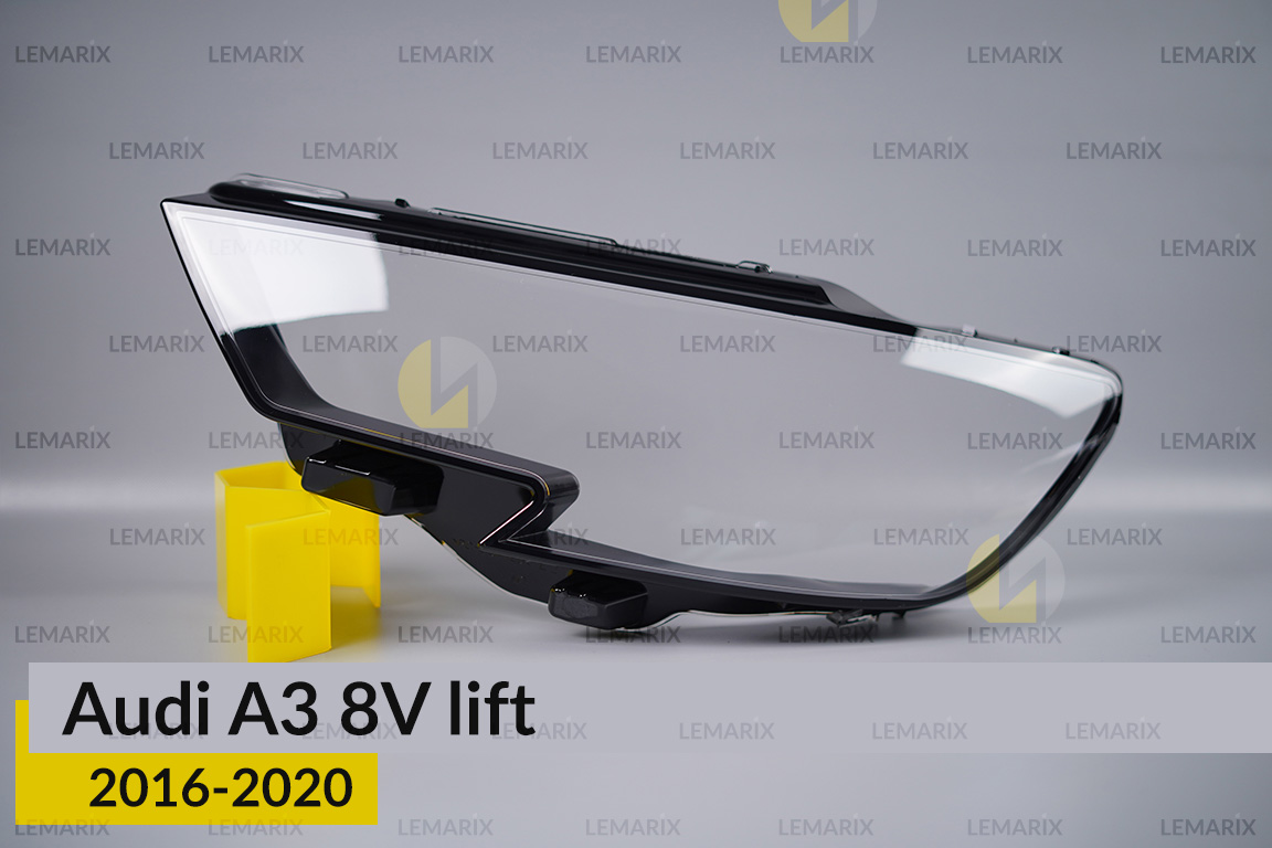 Скло фари Audi A3 8V (2016-2020) рест ліве