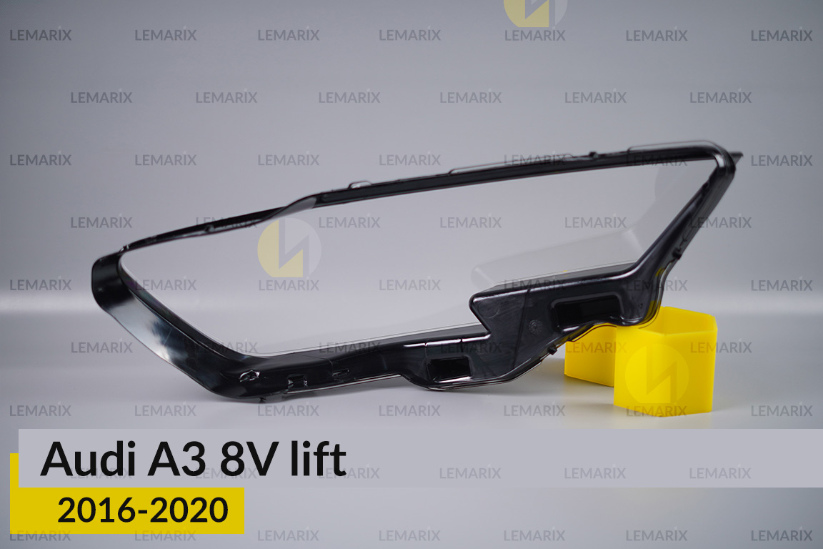 Скло фари Audi A3 8V (2016-2020) рест ліве