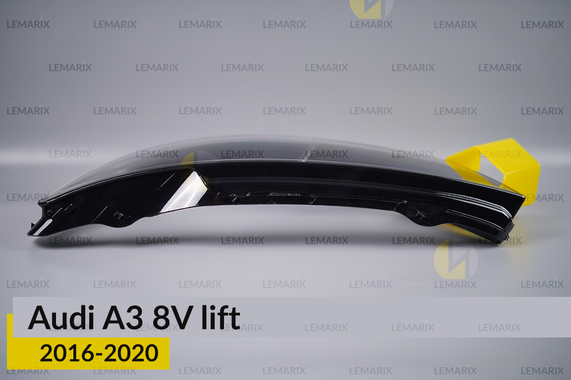 Скло фари Audi A3 8V (2016-2020) рест ліве