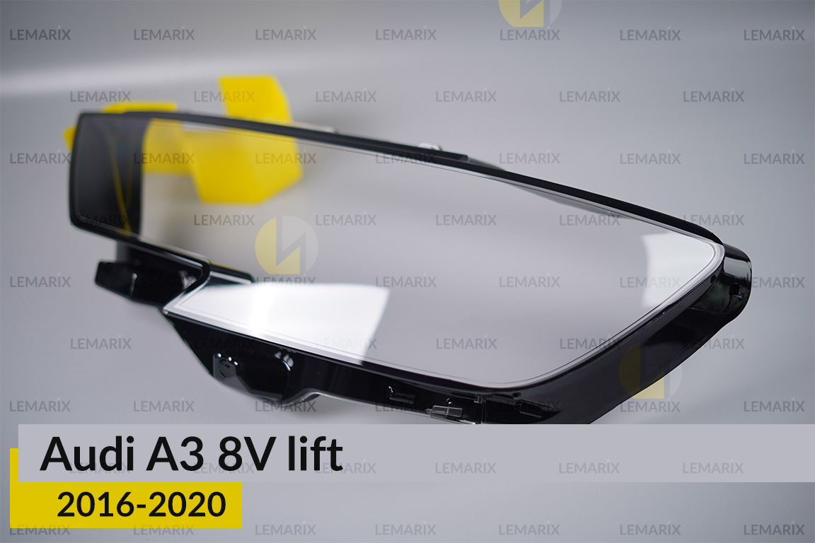 Скло фари Audi A3 8V (2016-2020) рест ліве