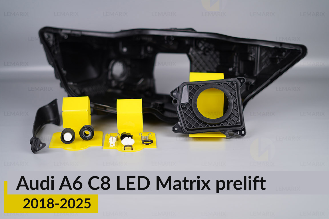 Сервісний комплект корпуса фар Audi A6 C8 LED Matrix (2018-2025) дорест правий