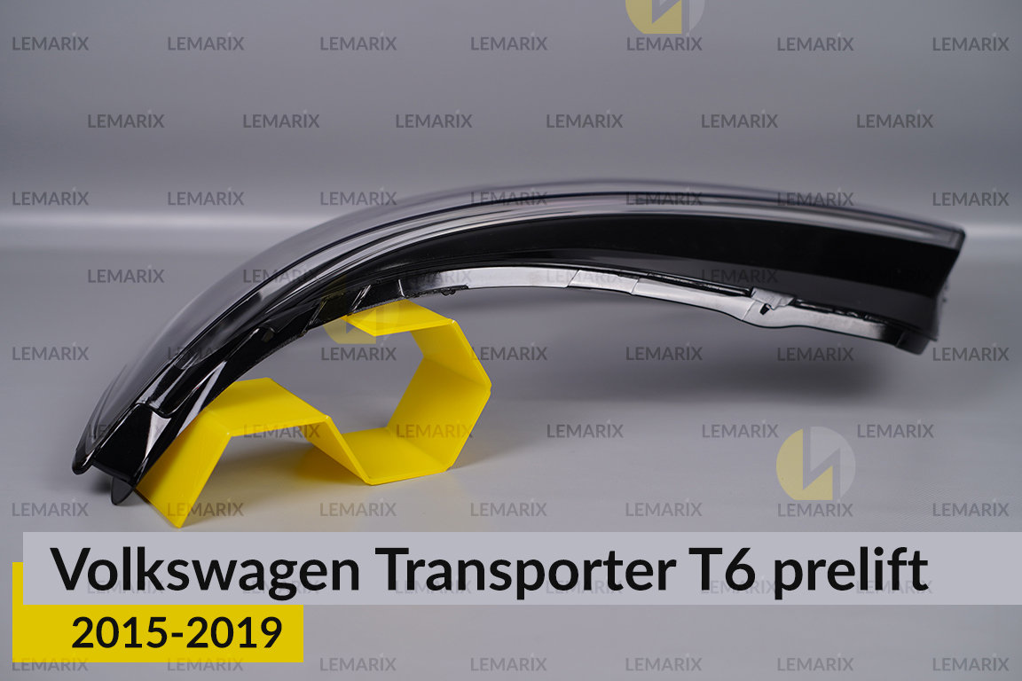 Скло фари VW Volkswagen Transporter T6 (2015-2019) дорест ліве