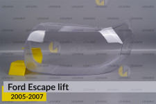 Скло фари Ford Escape (2005-2007) рест ліве