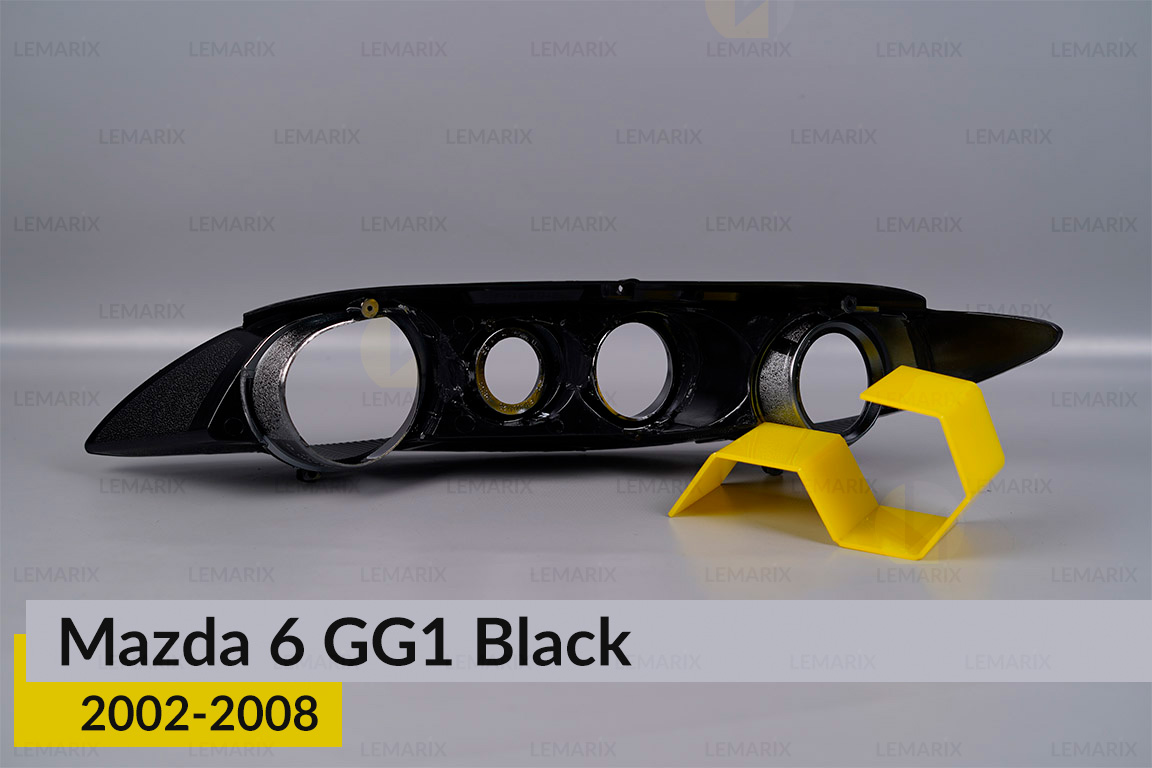 Декоративна маска Mazda 6 GG1 Black (2002-2008) права