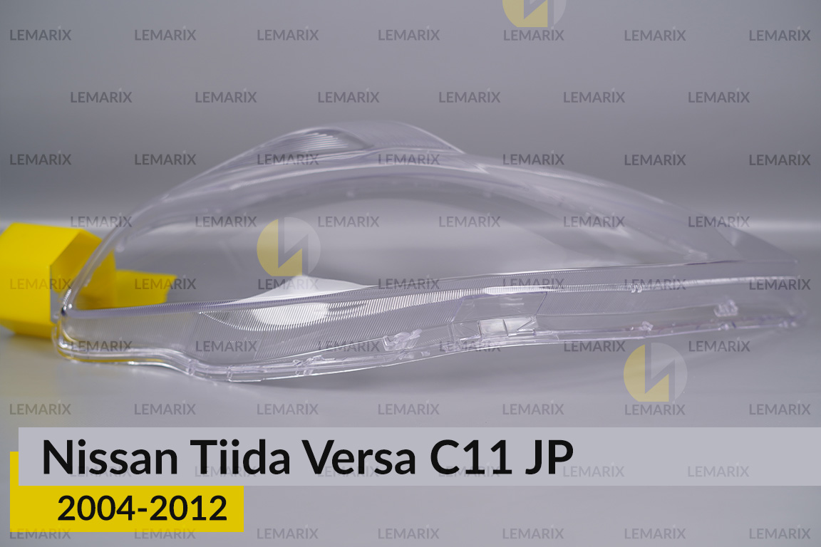 Скло фари Nissan Tiida Versa C11 Japan (2004-2012) праве