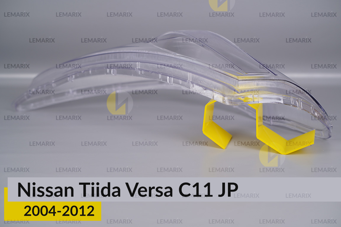 Скло фари Nissan Tiida Versa C11 Japan (2004-2012) праве