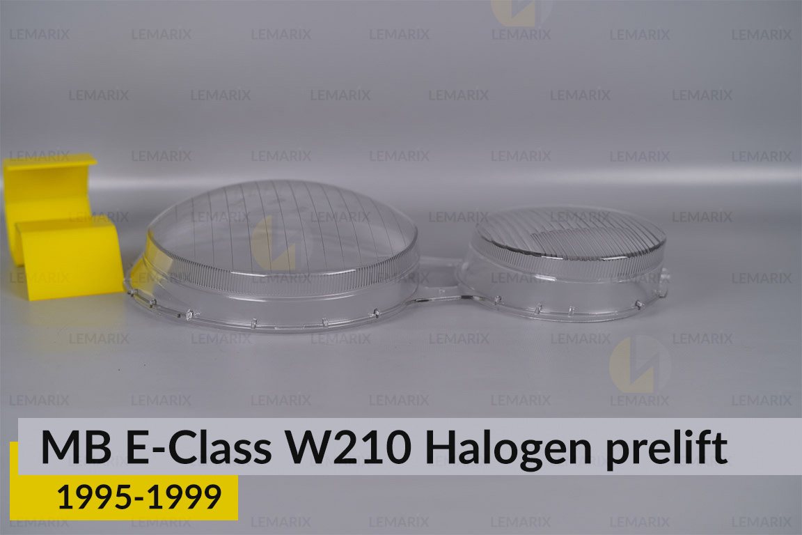 Скло фари Mercedes-Benz E-Class W210 Halogen (1995-1999) дорест праве