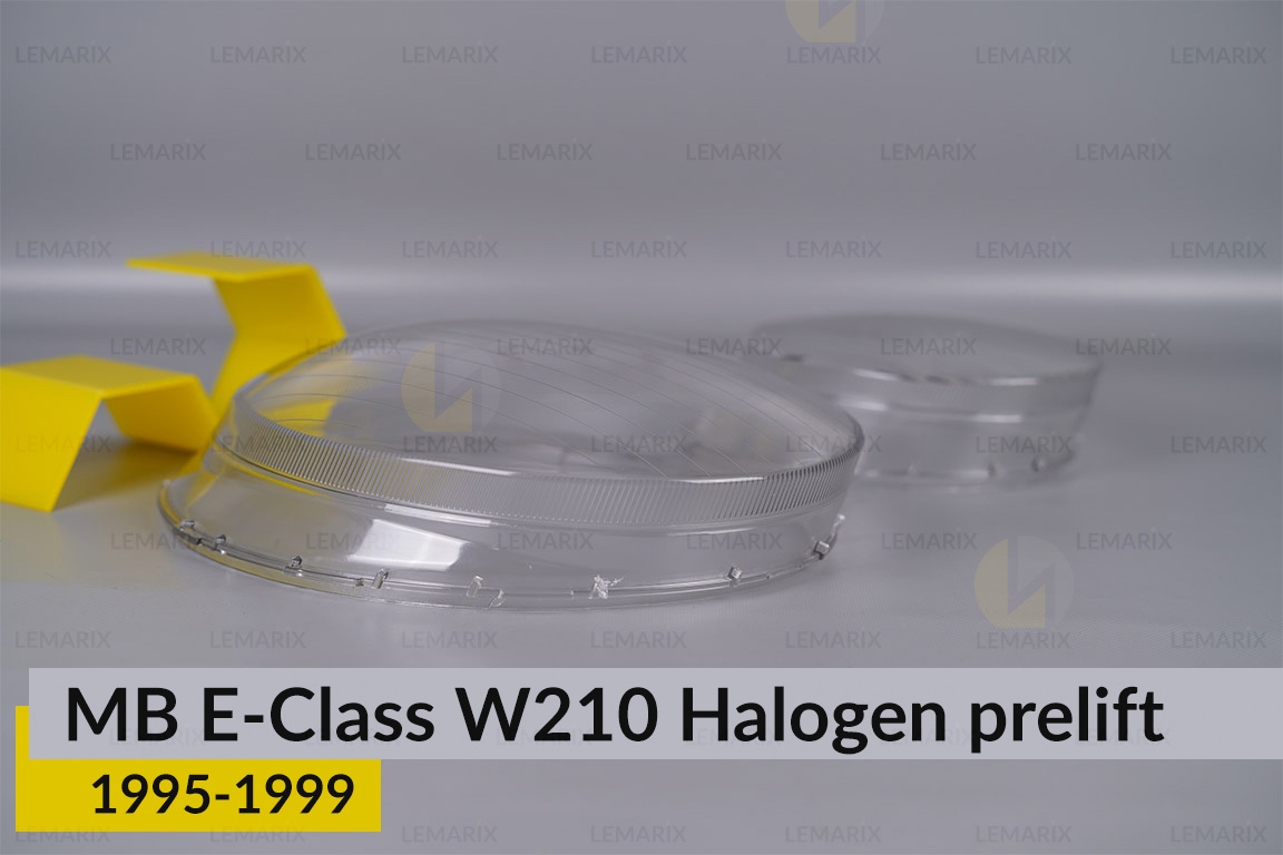 Скло фари Mercedes-Benz E-Class W210 Halogen (1995-1999) дорест праве