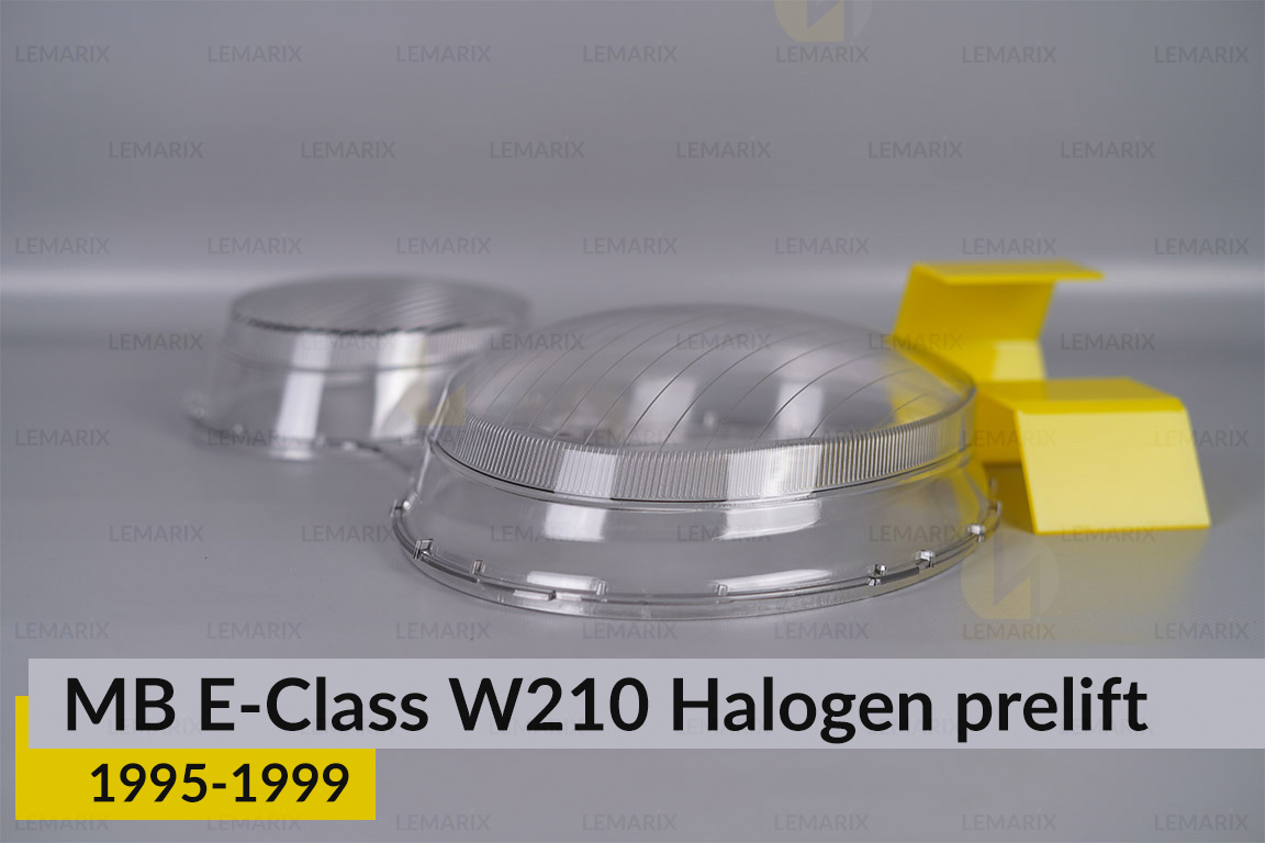Скло фари Mercedes-Benz E-Class W210 Halogen (1995-1999) дорест праве