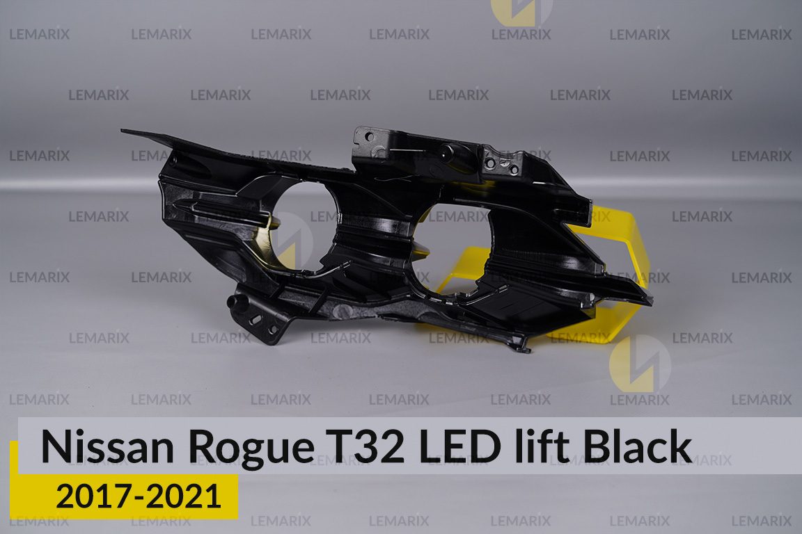 Декоративна маска внутрішня Nissan Rogue T32 LED Black (2017-2021) рест ліва