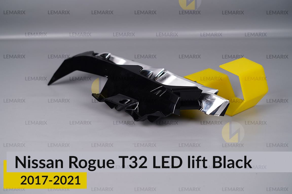 Декоративна маска внутрішня Nissan Rogue T32 LED Black (2017-2021) рест ліва