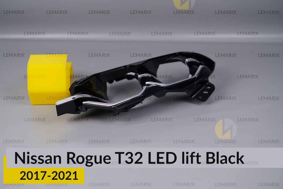 Декоративна маска внутрішня Nissan Rogue T32 LED Black (2017-2021) рест ліва