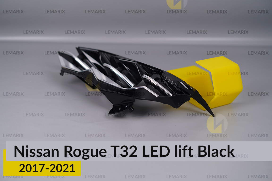 Декоративна маска внутрішня Nissan Rogue T32 LED Black (2017-2021) рест ліва