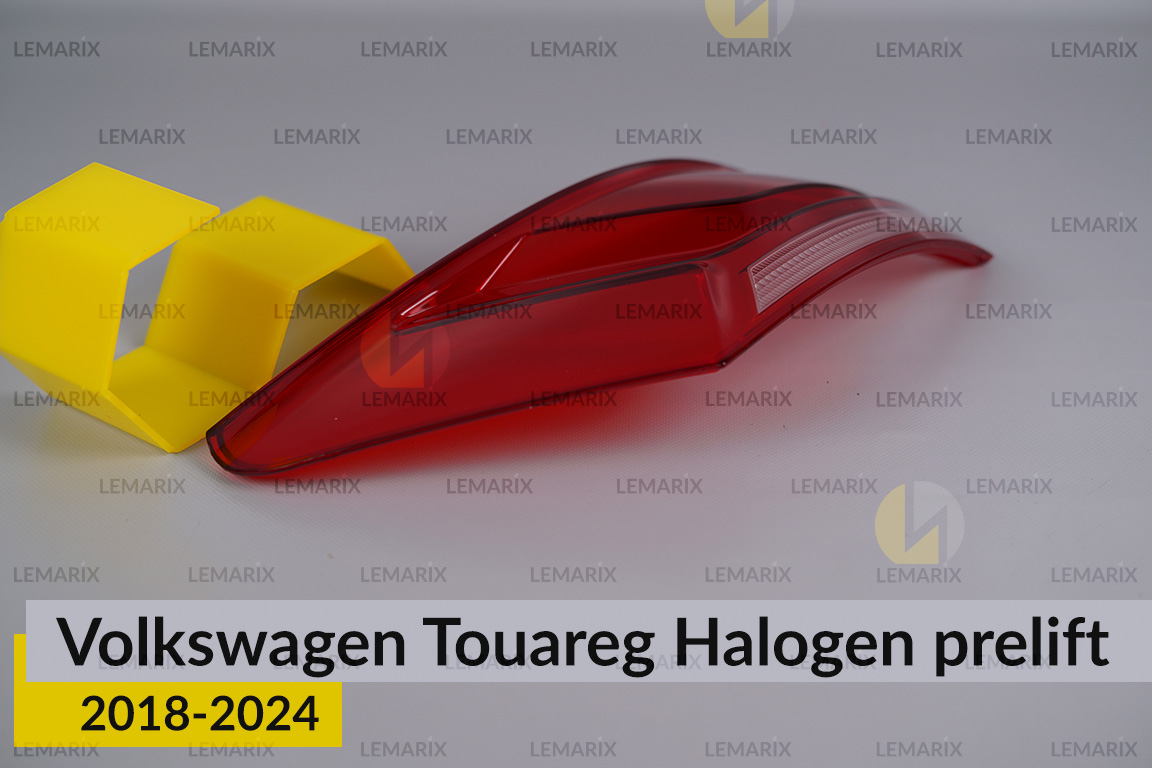 Скло заднього ліхтаря зовнішнє в крилі VW Volkswagen Touareg Halogen (2018-2024) дорест ліве