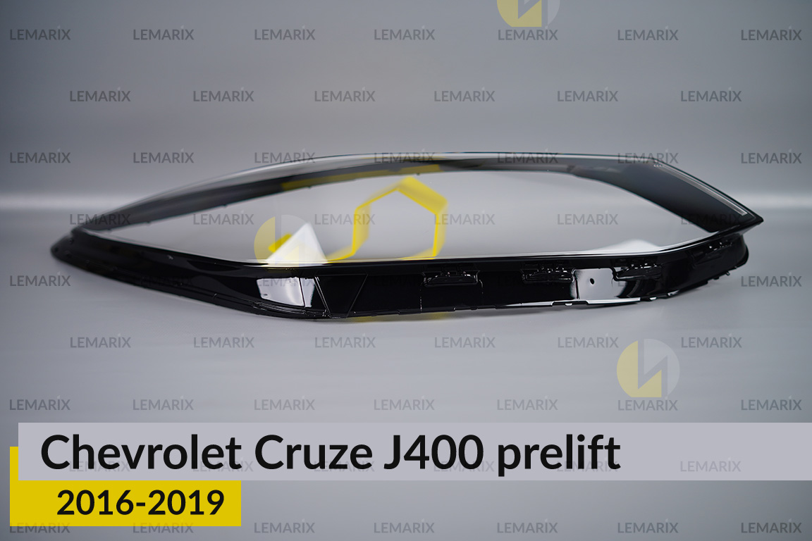 Скло фари Chevrolet Cruze J400 (2016-2019) дорест праве