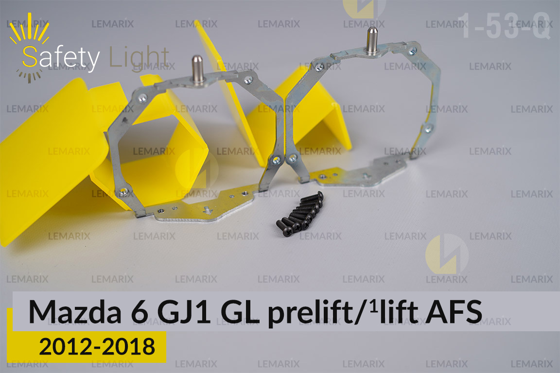Перехідна рамка для Mazda 6 GJ1 GL AFS (2012-2018) дорест/1 рест